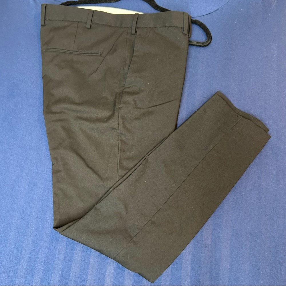 H&M Skinny Fit Black Dress‎ Pants For Men, Size ;40R